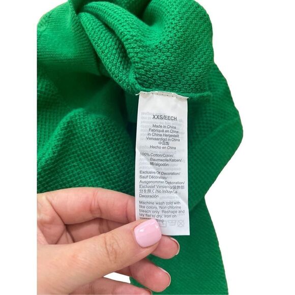 J. Crew Women’s XXS Pullover Collared Long Sleeve Green Sweater NWT MSRP:65 - Picture 5 of 5